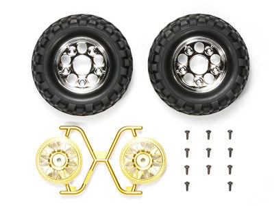 Rock Block Tires with Mesh Wheels