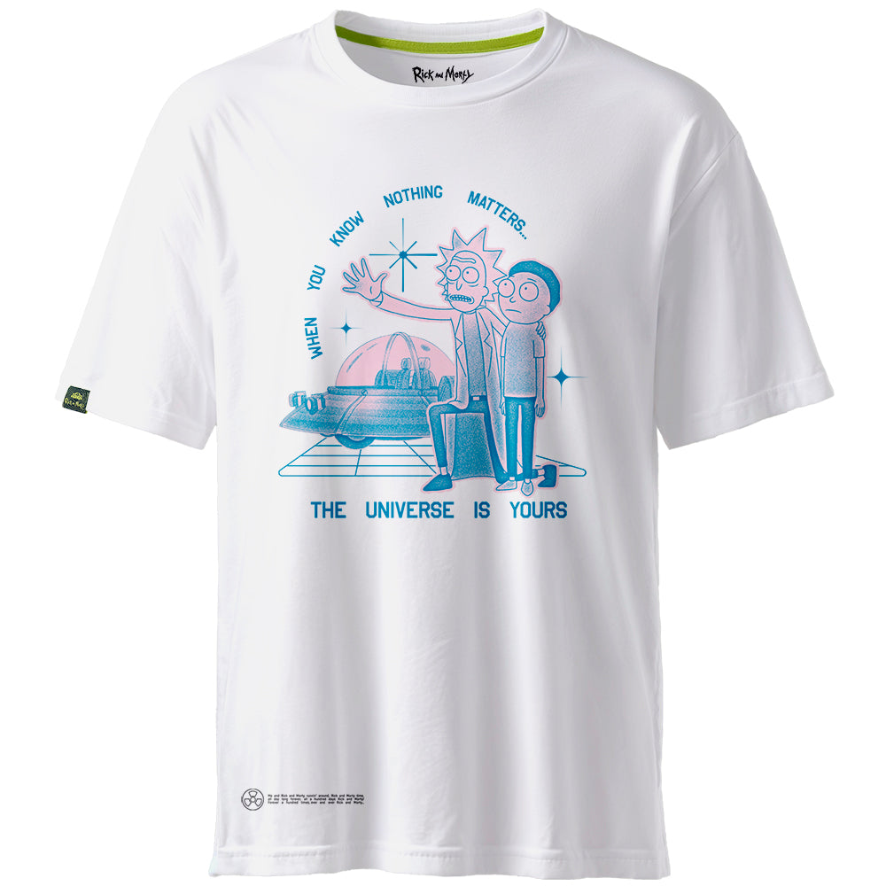 Rick and Morty Nothing Matters t-shirt white, XXL