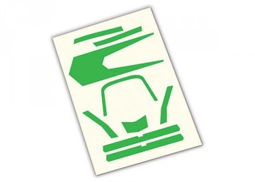Traxxas 7983 Decals Green "High-Visibility" Aton