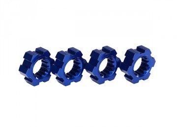 Traxxas 7756X Wheel Hubs Blue Aluminium (4) X-Maxx, XRT