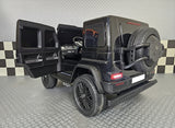 Mercedes-Benz G63 AMG 4x4 24V electric car for kids – 2 seats, metallic black