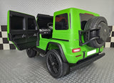 Mercedes-Benz G63 AMG 24V electric car for kids – 2 seats, matt green