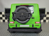 Mercedes-Benz G63 AMG 24V electric car for kids – 2 seats, matt green