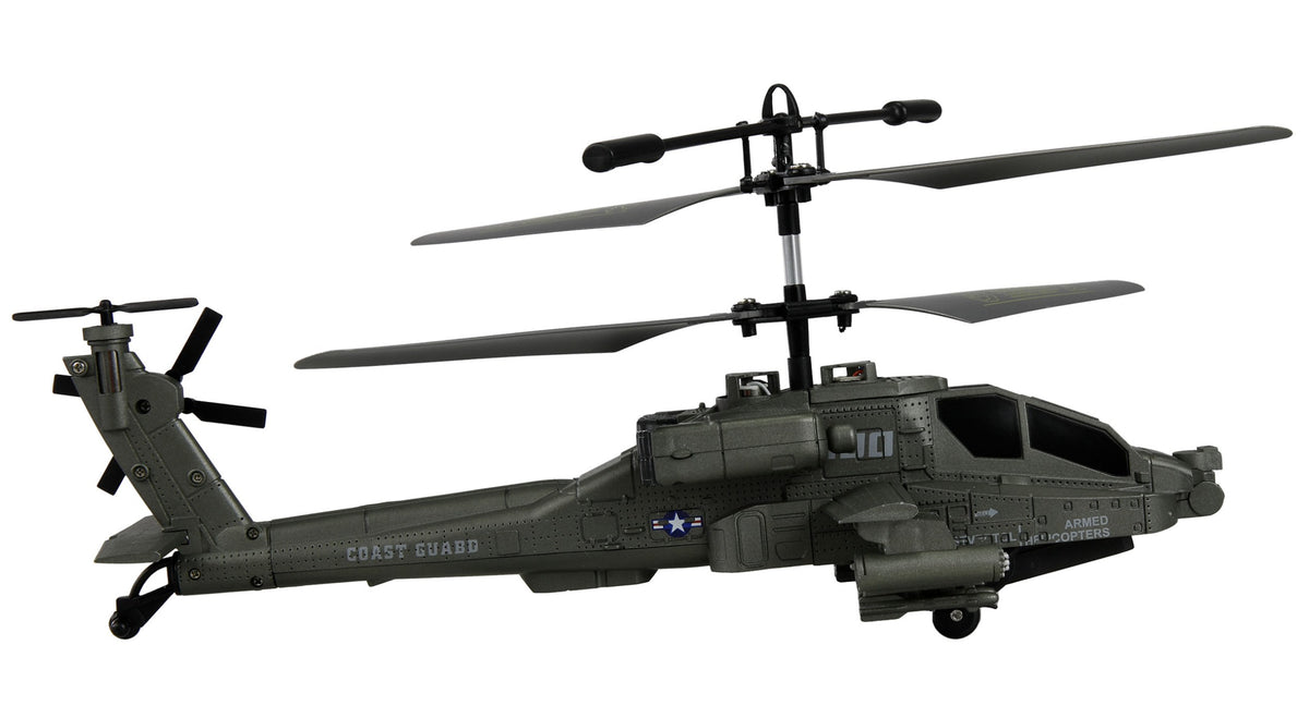 Remote-controlled Apache AH-64 Coaxial beginner helicopter – 3,5-channel RTF