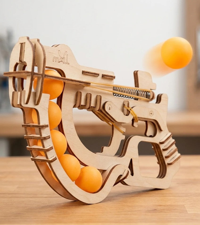 3D wooden kit – table tennis cannon (Woodcraft)