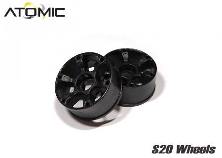 Atomic 20RN+2B - S20 RWD Wheel Narrow +2 (Black)