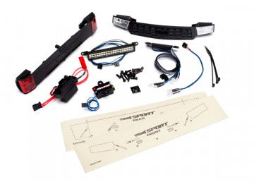 Traxxas 8085 LED Head &amp; Tail Light Kit w/ Power Supply TRX-4 Sport