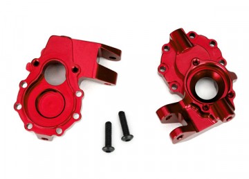 Traxxas 8252R Portal Housing Inner Front Alu Red Left/Right (2)  TRX-4/6*