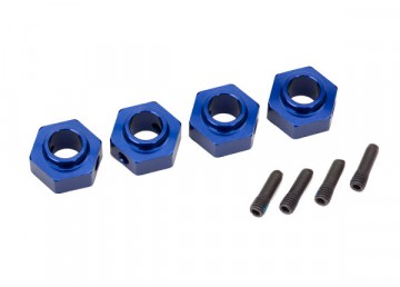 Traxxas 8269X Wheel Hubs 12mm Hex Alu Blue (4)  TRX-4/6