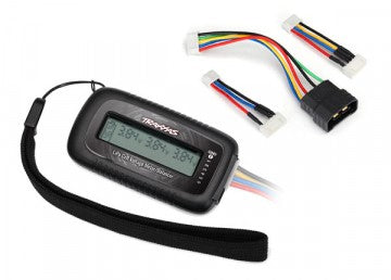 Traxxas 2968X Li-Po Voltage Meter/Balancer with Adapter Cable