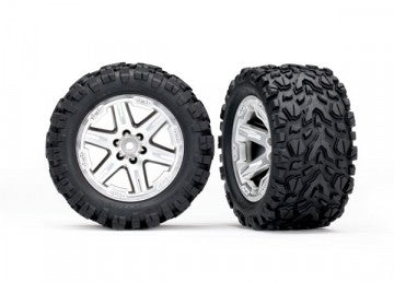 Traxxas 6774R Tires &amp; Wheels Talon Extreme/RXT Satin 2.8" 2WD Rear TSM