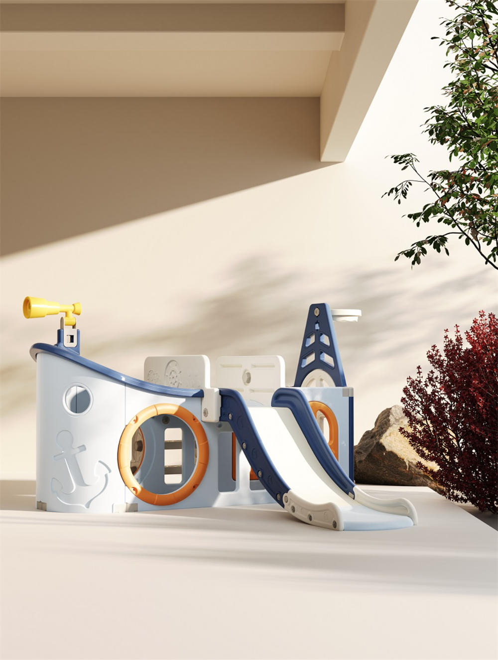 Elitetoys Adventure Ship Play Ship with Slide