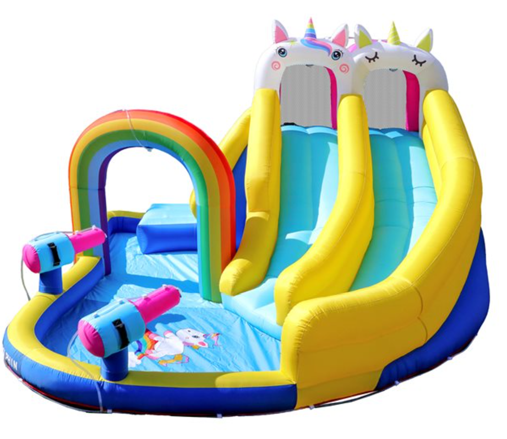 Doctor Dolphin Bouncy Castle Unicorn with 750W blower