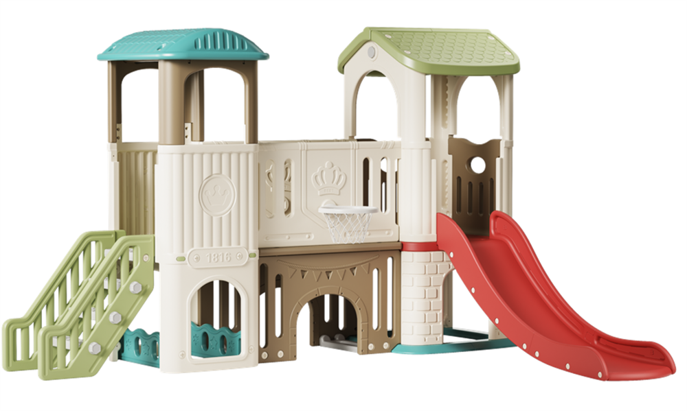 Elitetoys Kids Zone Adventure Park Play Tower with Slide