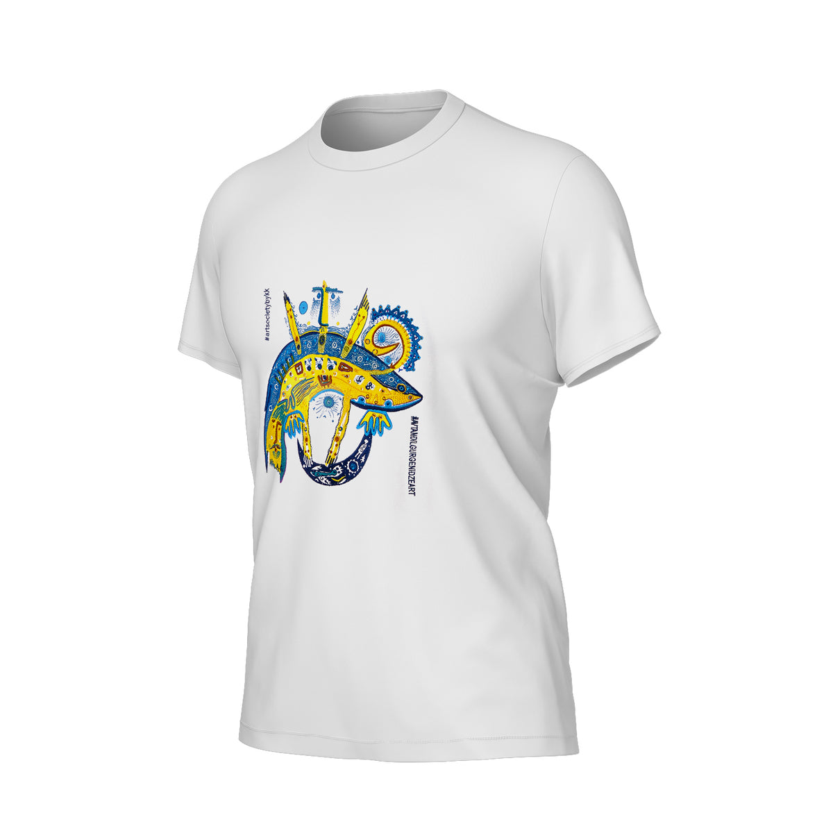 WP Merchandise Avtandil Gurgenidze T-shirt, Artwork I, white, M
