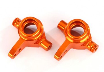Traxxas 6837A Steering Blocks Alu Green L+R (2)