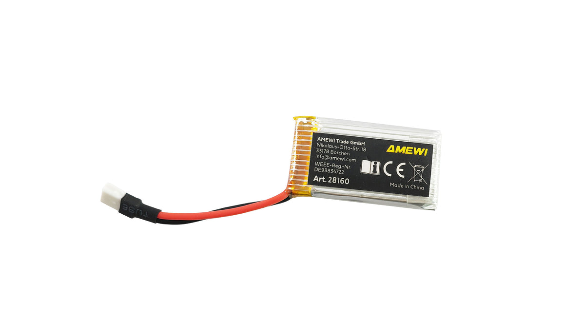 LiPo Batteri 1S 3,7V 300mAh 25C JST-Molex