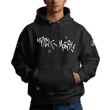 Rick and Morty hoodie with logo black, M