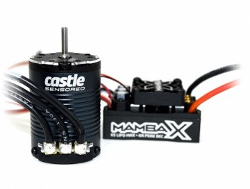 Castle Creations MAMBA X Sensor ESC 25,2V WP, 1406-3800KV Combo Crawler - CC010-0155-11