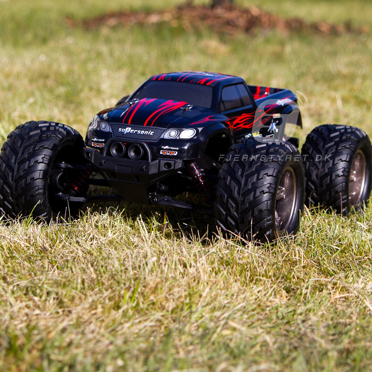 HURTIG Fed fjernstyret bil - Wild Challenger monster truck