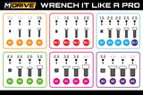 Mdrive Mini Tool Set Hex & Nut Drivers + Flat & Cross 7-pieces