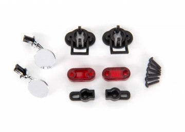 Traxxas 9339 Side Mirrors &amp; Tail Lights Factory Five