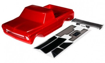 Traxxas 9411R Body Chevrolet C10 Drag Slash Röd