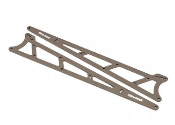 Traxxas 9462 Side Plates Wheelie Bar Alu Charcoal Gray  Drag Slash