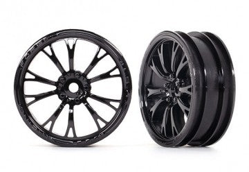 Traxxas 9472 Wheels Front Black (2)  Drag Slash