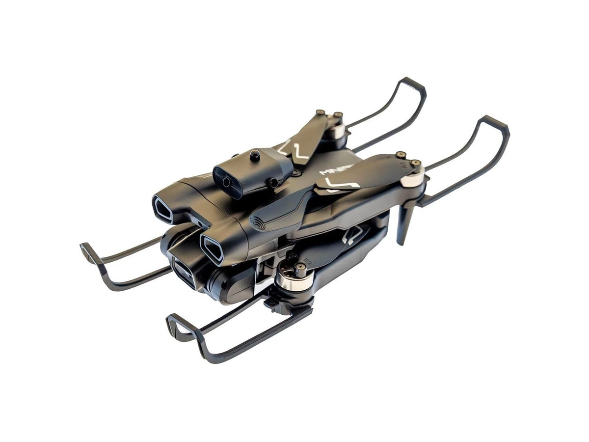 Foldable HD drone with FPV - See Live from the drone while you fly - with x 2 camera