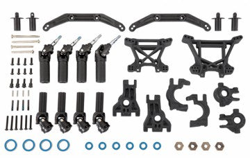 Traxxas 9080 Upgrade Kit Extreme Heavy Duty Svart Hoss, Rustler, Slash, Raptor R - 4x4
