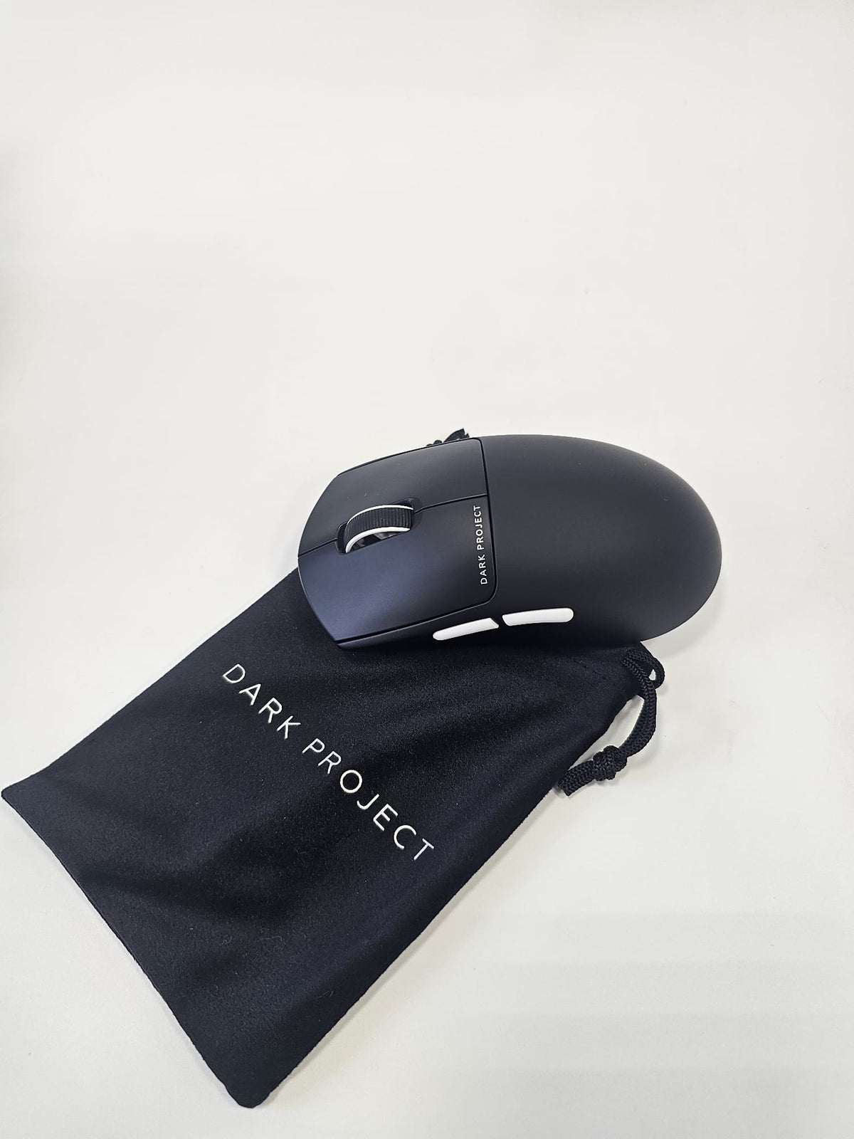 Dark Project Nexus Ultra Wireless Gaming Mouse, Black/White