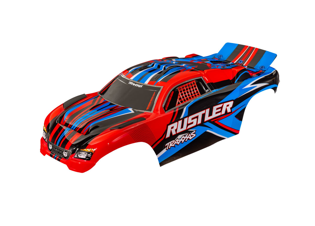 Body Rustler 2WD Clipless Red
