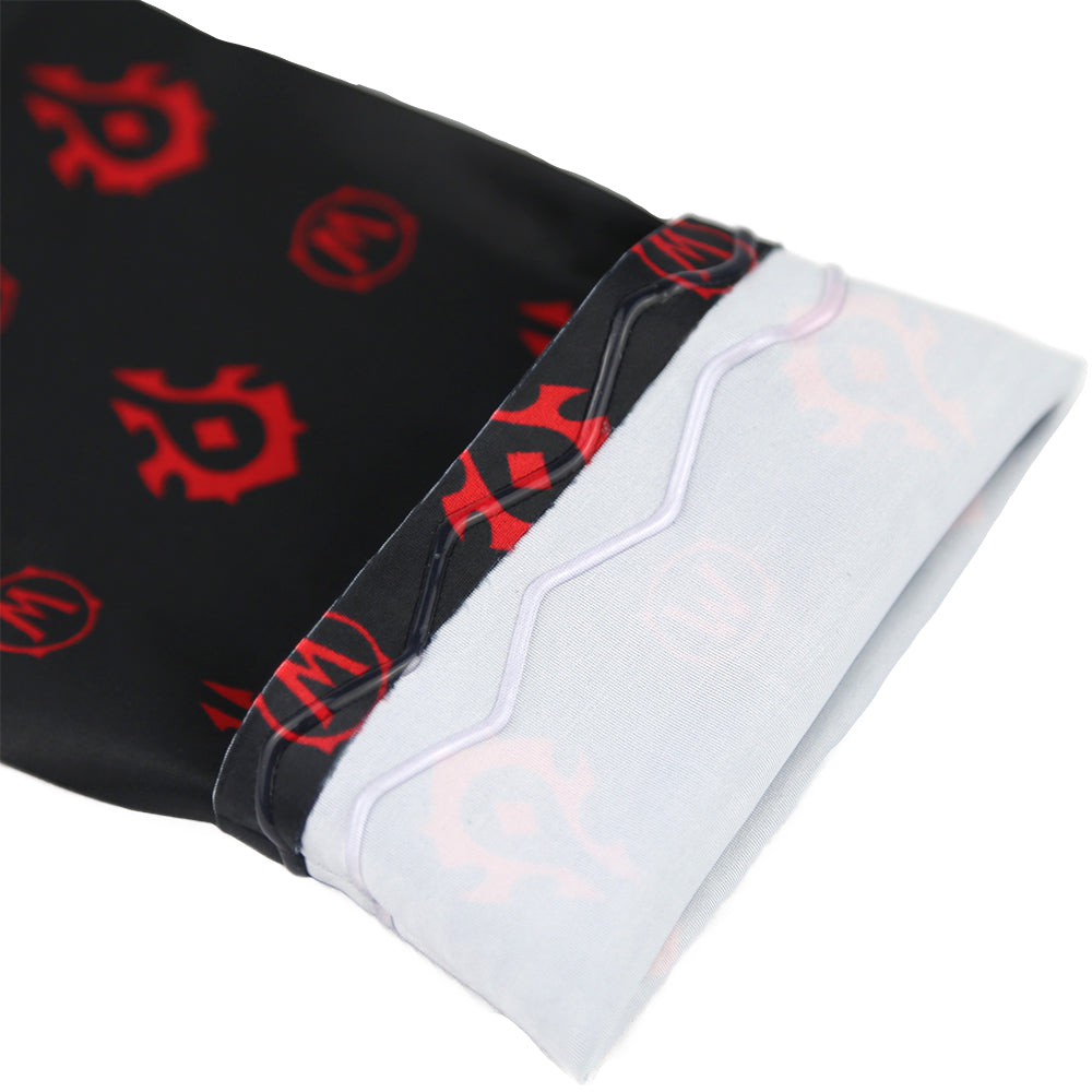 World of Warcraft Horde seamless gaming arm sleeve black_red, S