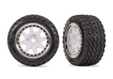 Tires &amp; Wheels Rally / Mini Rally White/Chrome Front (2)