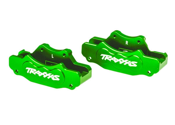 TRAXXAS 10951-GRN Brake Calipers Front Alu Green Funco Sand Car