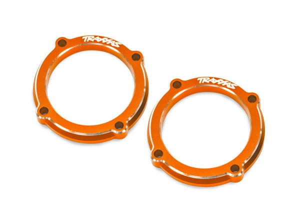 TRAXXAS 10969-ORNG Retainer LED Light Pod Alu Orange (2) Funco Sand Car