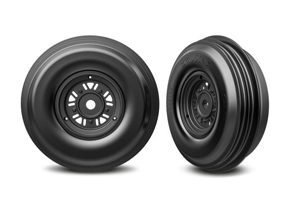 TRAXXAS 10971 Tires &amp; Wheels Ribbed / Pro Scale Sand Car Race Front (2)
