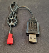 7,2V USB Lader til NiMh NiCd batterier - JST stik - 250mAh