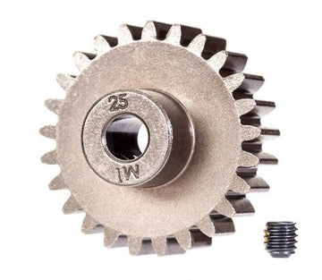 Traxxas 6492X Pinion Gear 25T 1.0M for 5mm Shaft (Only with Steel Spur Gear)