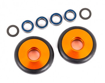 Traxxas 9461A Wheel Set Alu Orange Wheelie Bar  Drag Slash