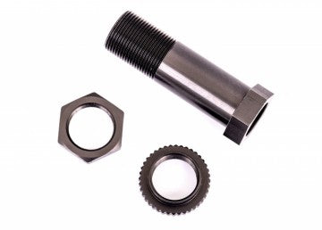 Traxxas 9545A Servo Saver Post with Nuts Alu Grey Sledge