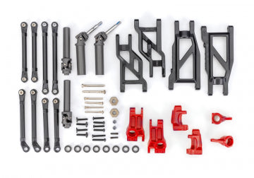 Traxxas 9180-RED Outer Driveline &amp; Suspension EHD Red Upgrade Kit 2WD Stampede, Rustler, Bigfoot