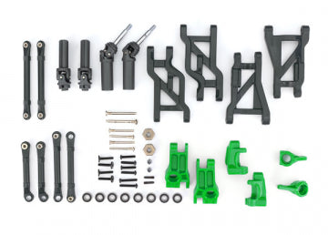 Traxxas 9182-GRN Outer Driveline &amp; Suspension EHD Green Upgrade Kit Bandit, Drag Slash