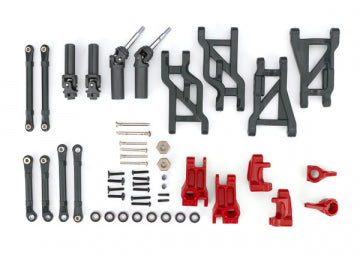 Traxxas 9182-RED Outer Driveline &amp; Suspension EHD Red Upgrade Kit Bandit, Drag Slash