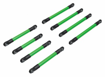 Traxxas 9749-GRN Suspension Link Alu Set F&amp;B Green TRX-4M