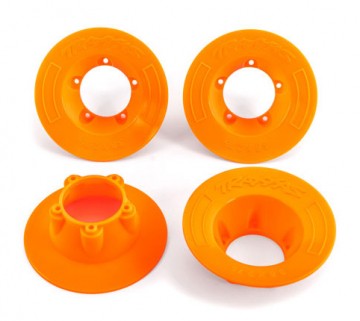 Traxxas 9569T Wheel Covers Intense Orange (for Wheels #9572) (4)
