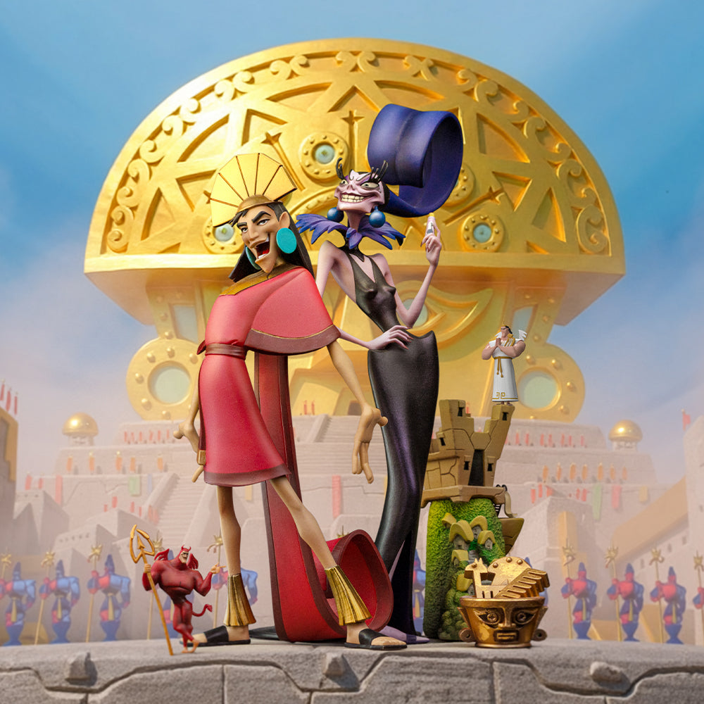 Iron Studios The Emperor'S New Groove - Kuzko And Yzma Art Scale 1/10