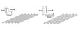 Clear Plastic Beams 3mm L *6
