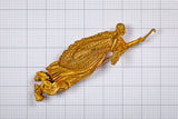 Figurehead Jylland /1 solid brass (messing)